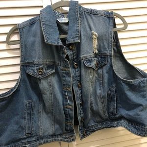Denim vest